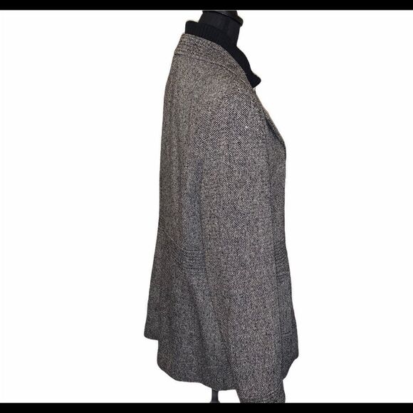 Esprit Houndstooth Wool Trench Coat - Picture 4 of 6